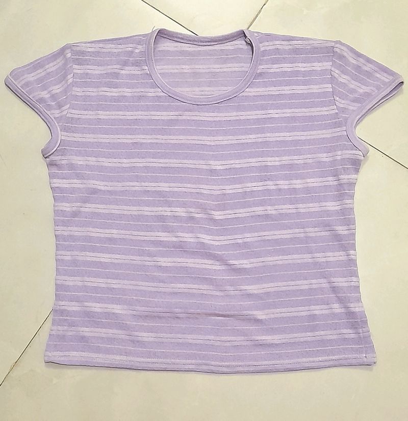 Lavender Cute Women Top💜