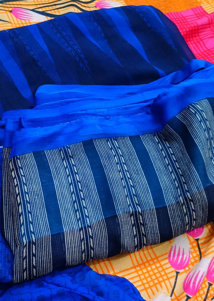 Royal Blue Saree