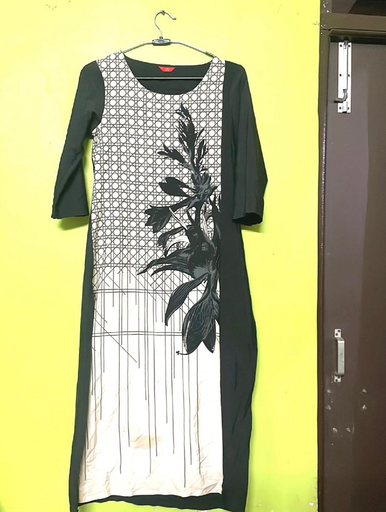 W Printed Kurta Beautiful For Ladies