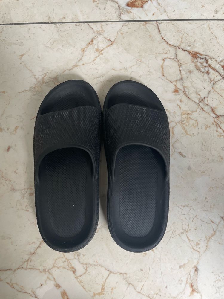 Black Slides Footwear