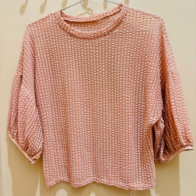 Mauve Pink Boxy Top