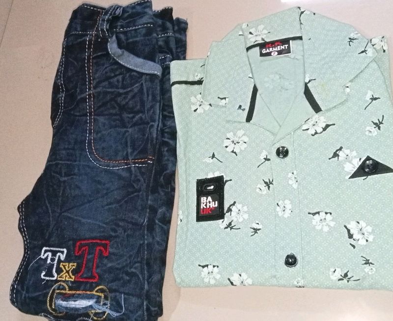 Boys Shirt And Pant Set