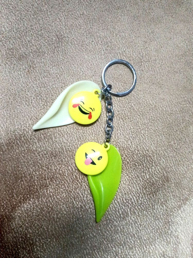 Smiley Emoji Keychain