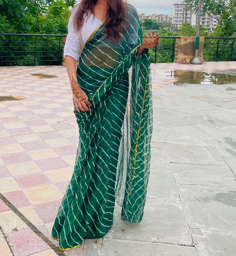 Leheriya Saree