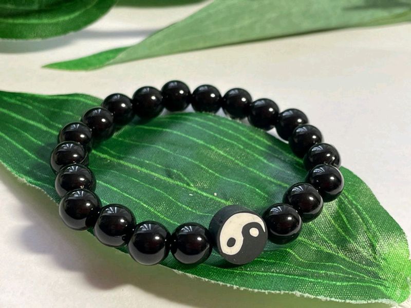 Boys Yin Yang bead bracelet