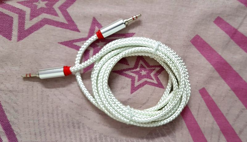 EP to ईपी (Aux) Nylon Braided Cable