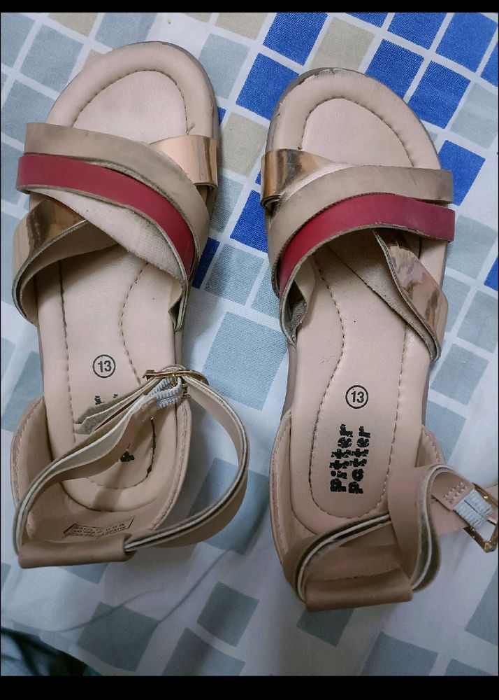 Peter Patter Brand Girls Sandals In 13 Number