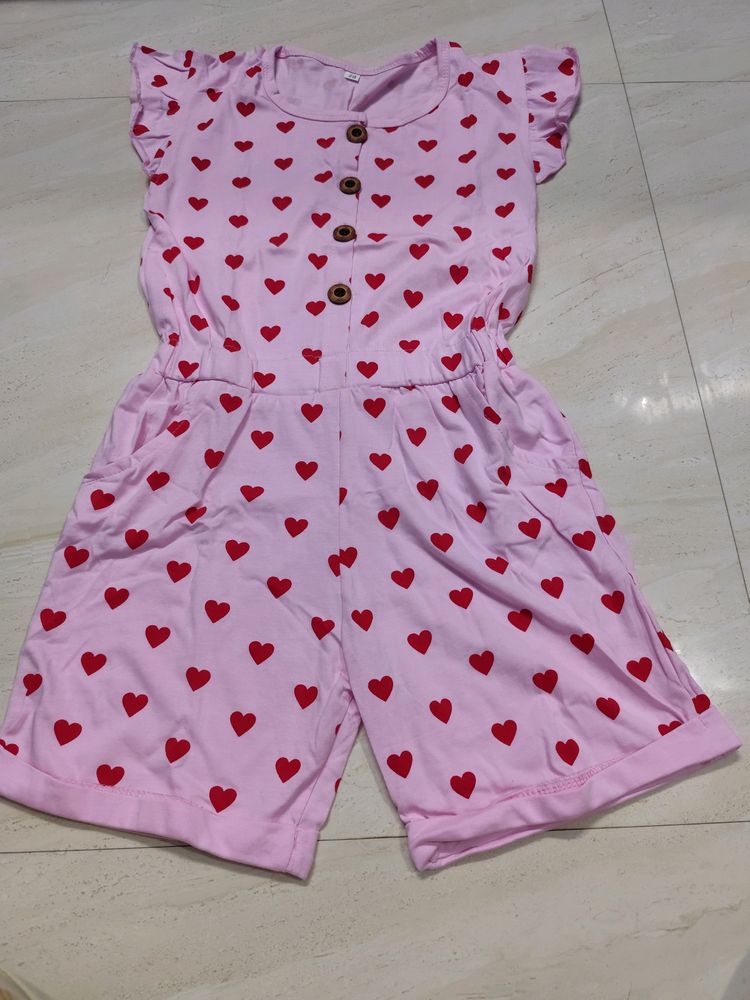 Brand New Girls Cotton Jumpsuit