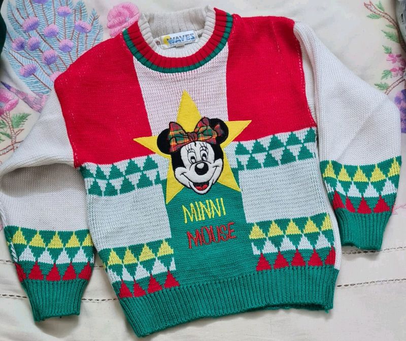 WAVES Minni Mouse sweater