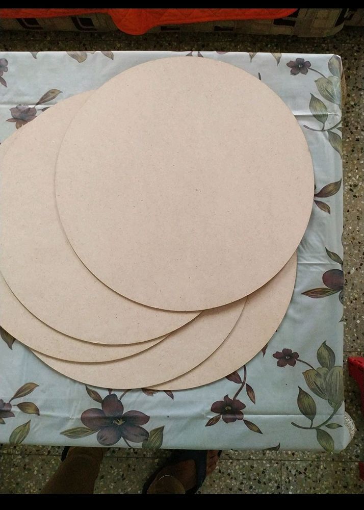 Round Circle MDF Board ✨🤎