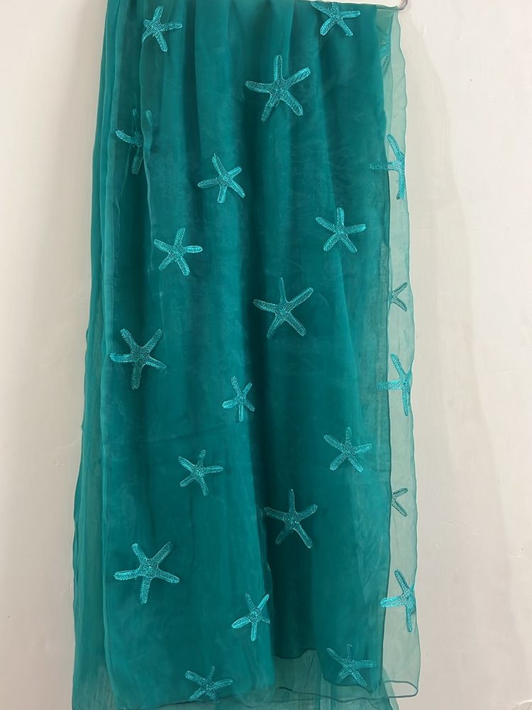 Korean Design Green Stole