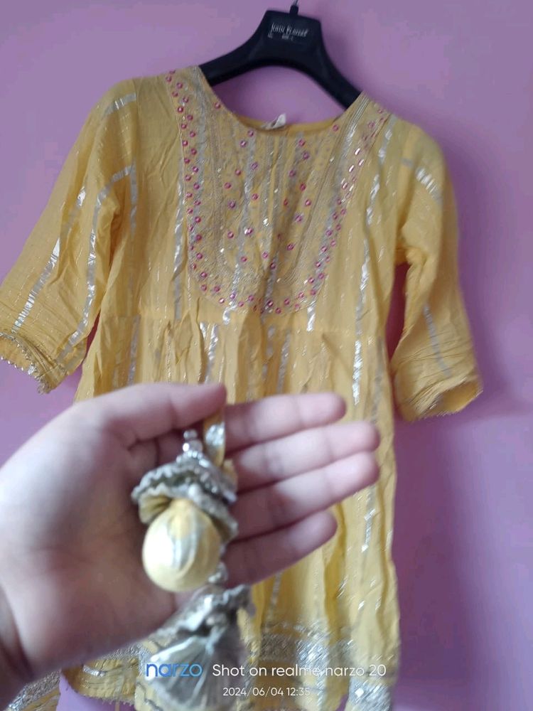 Yellow Kurta Set