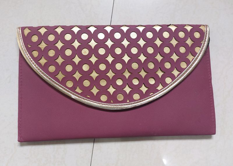 Maroon Clutch