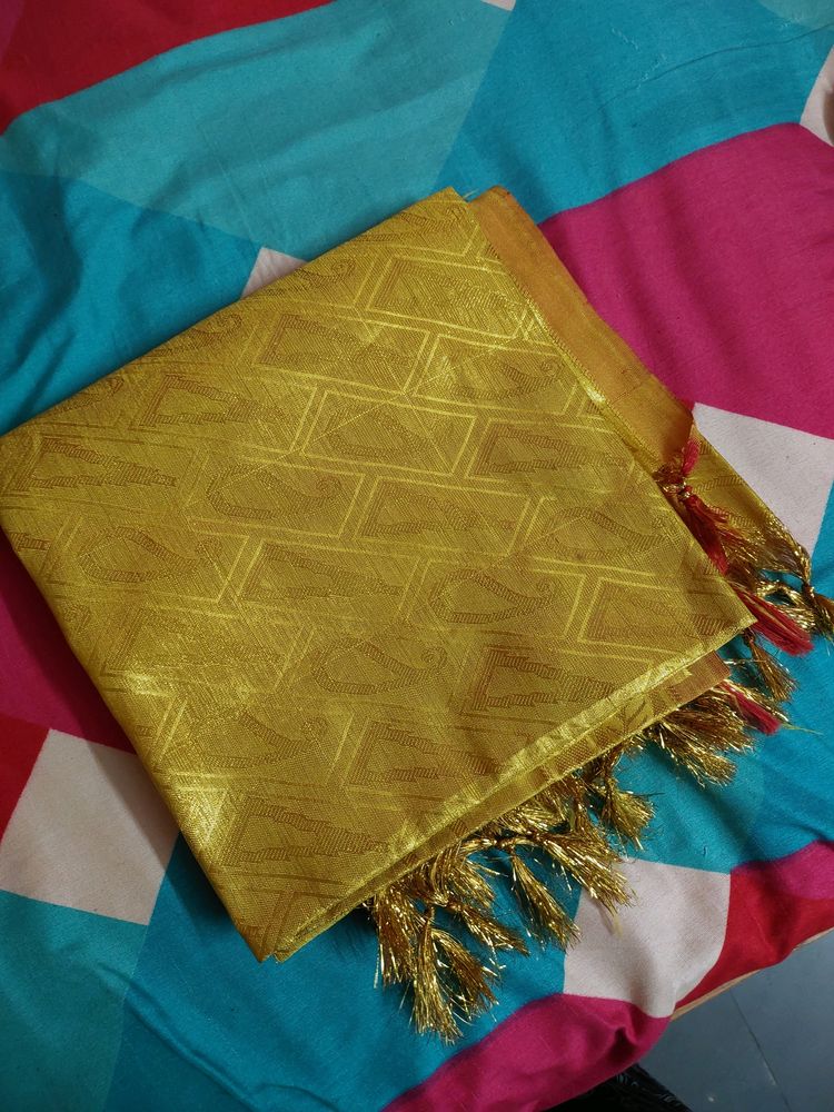 Gold Ethnic Dupatta/Shawl