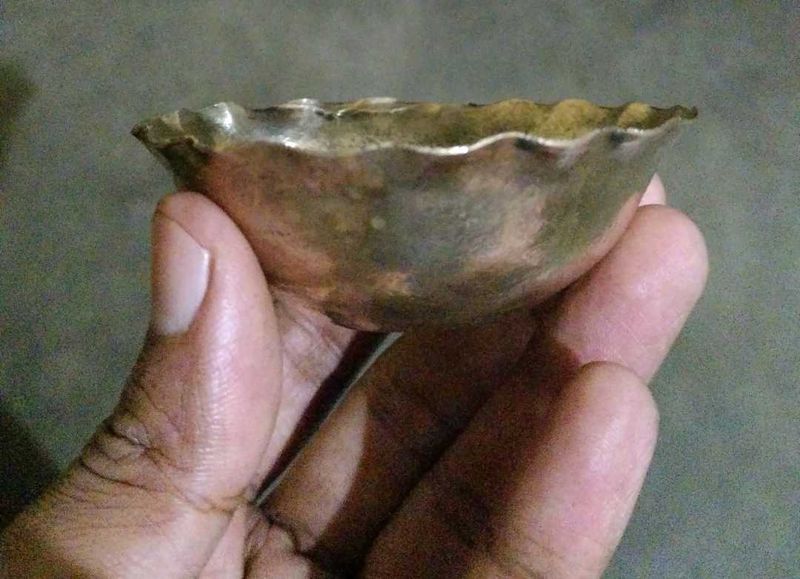 Bronze bowl Puja