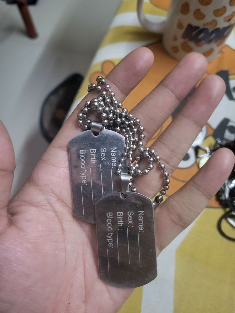 Slave Tag Pendant Heavy Quality Dollar Jst Fr ₹199