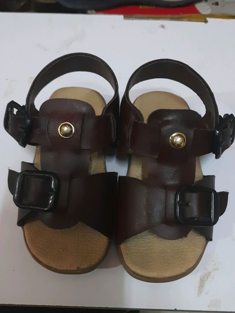 Baby Boy Leather Sandal Like New