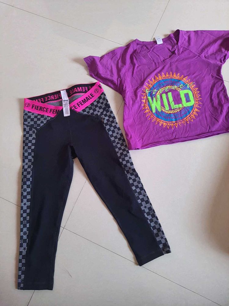 Zumba Wear Legging T Shirt