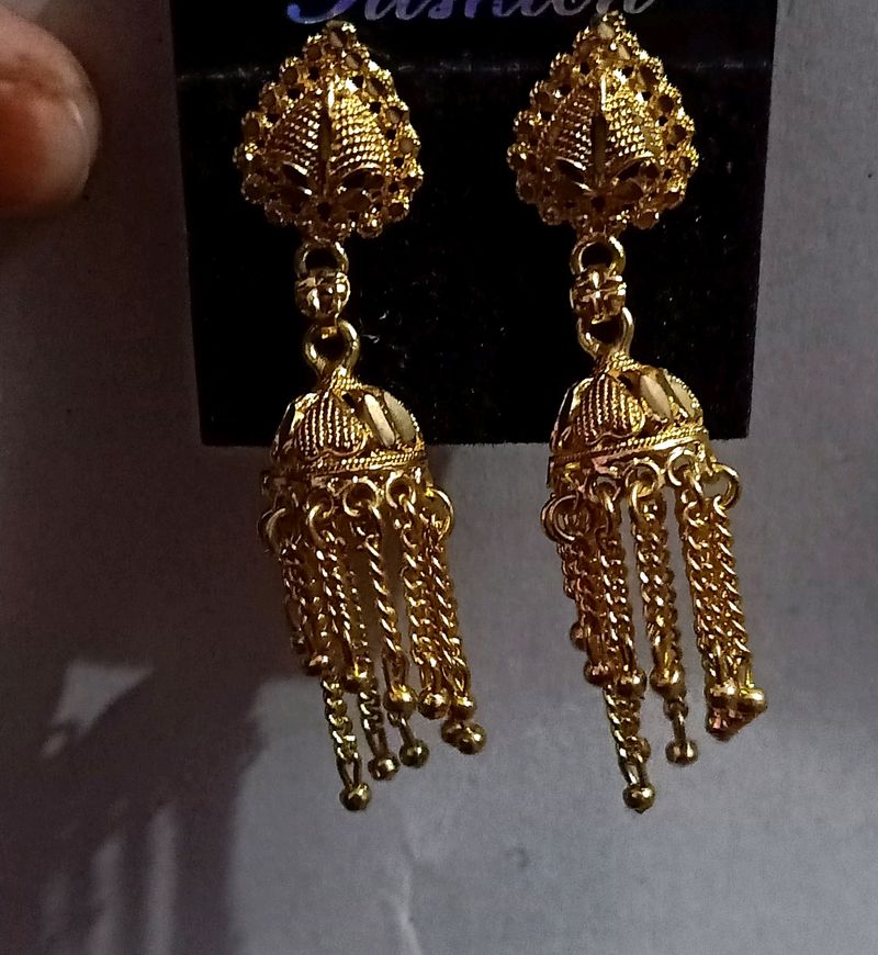 🥳Gold Plated Jhumka