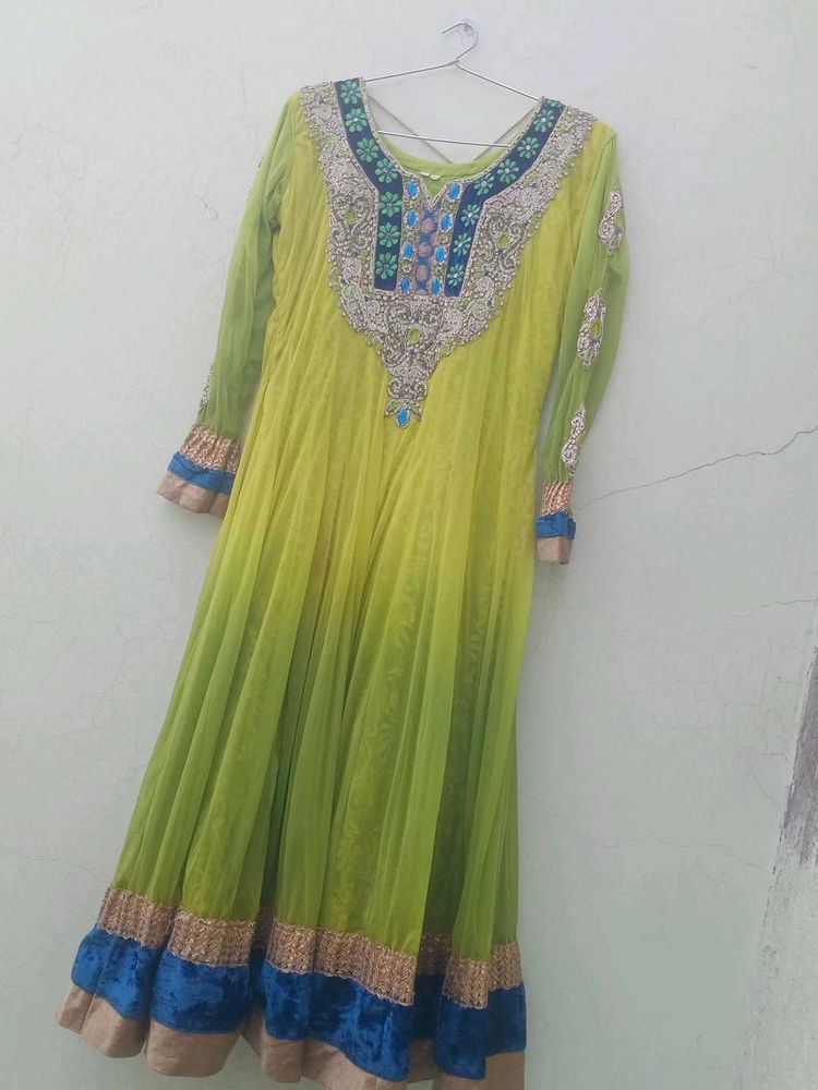 Long Anarkali Gown