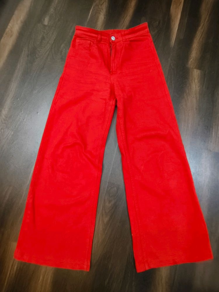 Jeans Red Flare