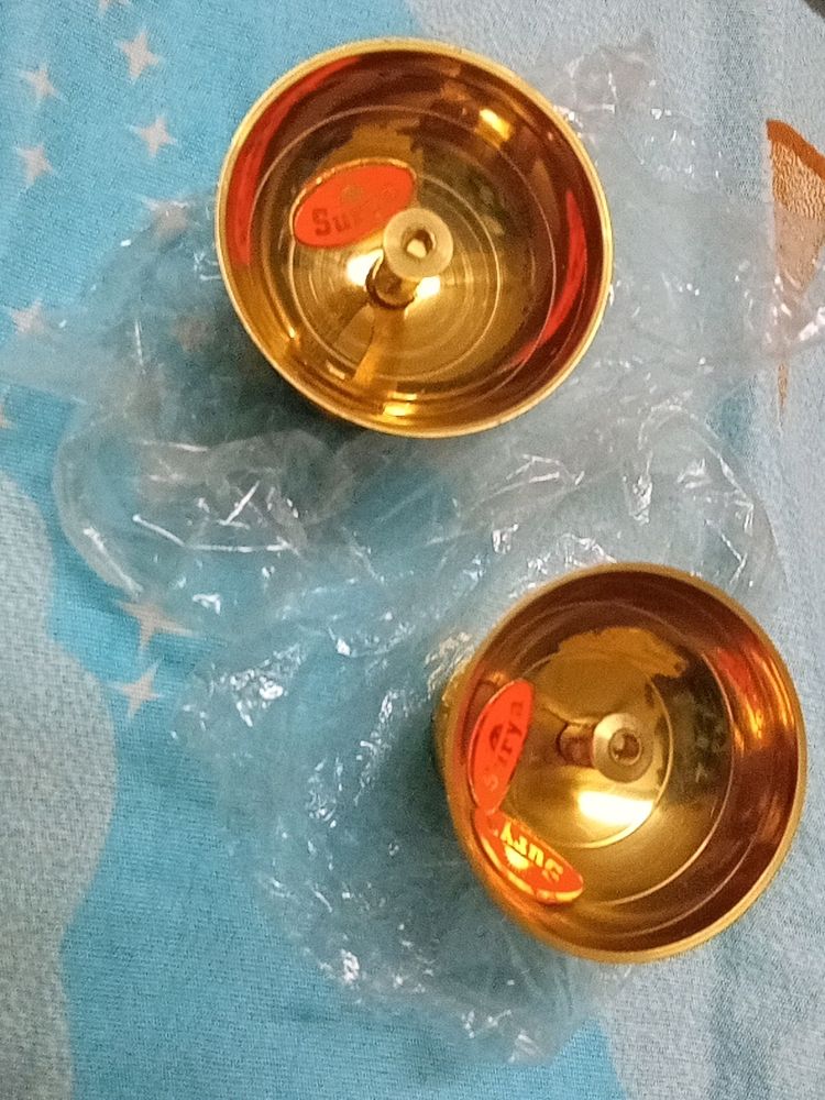 Brass Diyas 2 Nos.