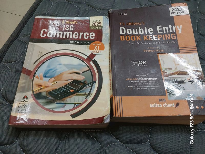 COMBO OF CLASS 11 ISC COMMERCE BOOK