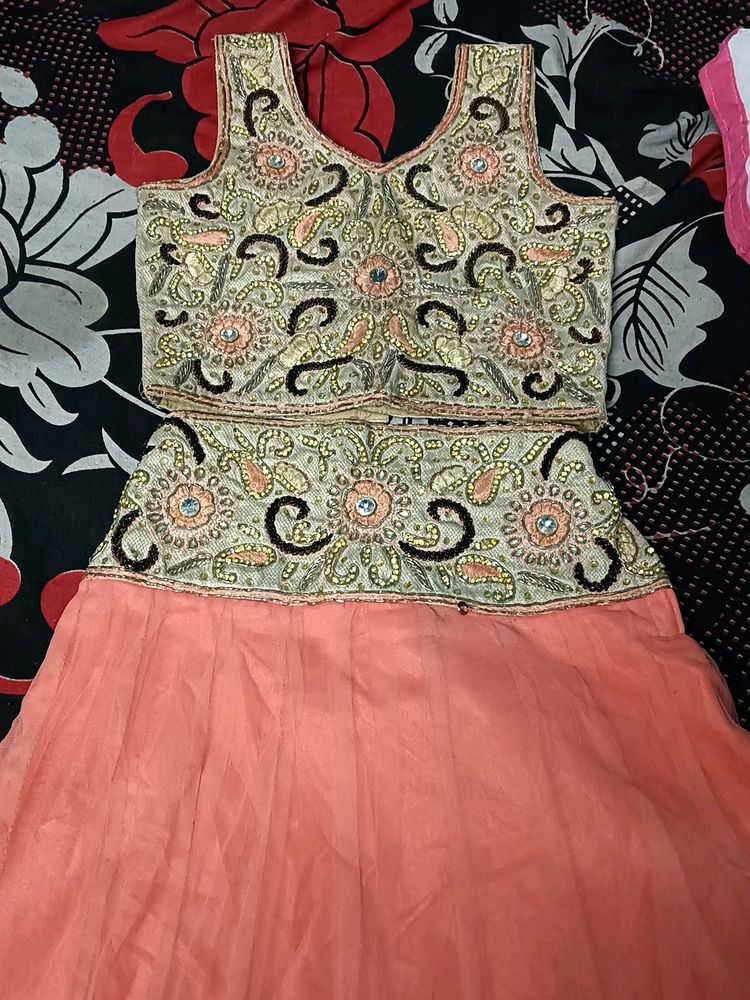 Party Wear Lehenga For Girls