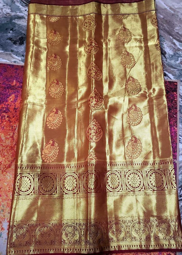 Pure GOLD KANJIVARAM SAREE