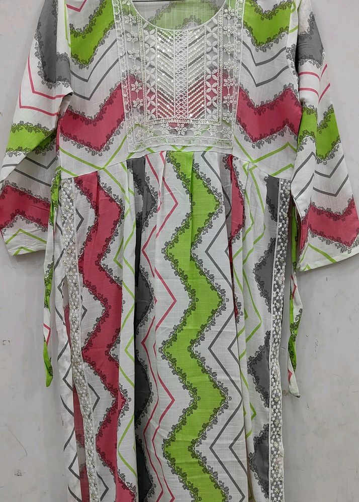 Fresh Pattern Colour Kurta (New)