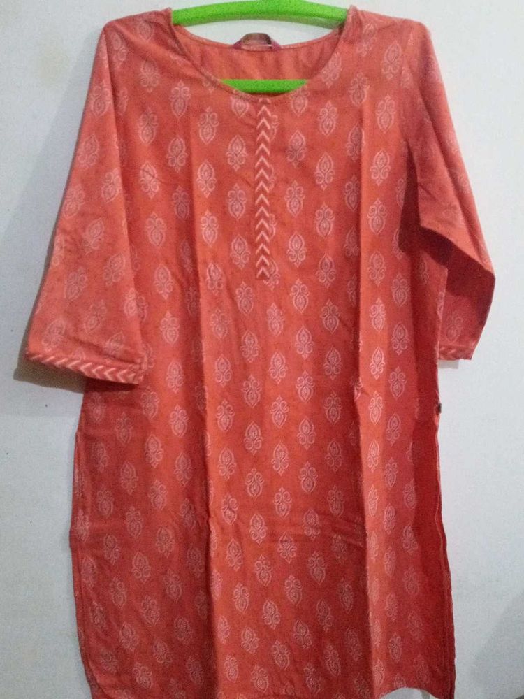 Coral Kurti