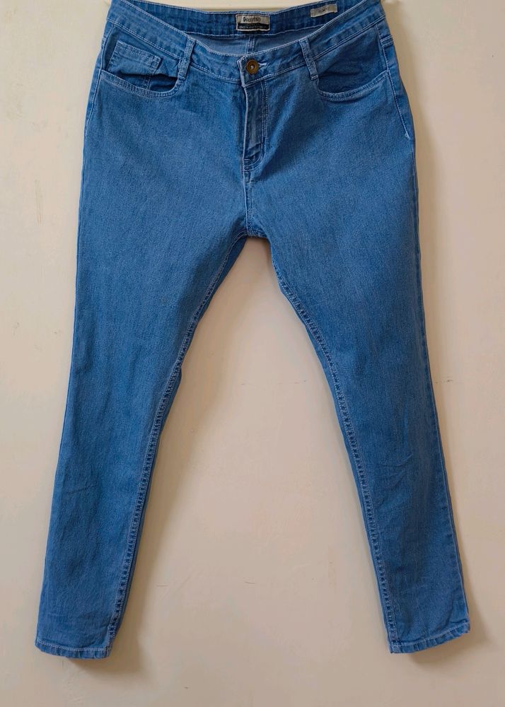 Blue Slim Fit Denim