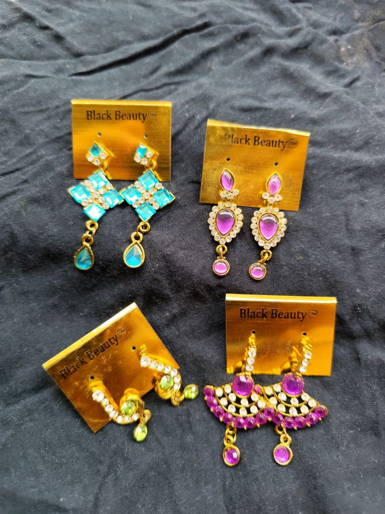 Combo Of 4 Fancy Earing