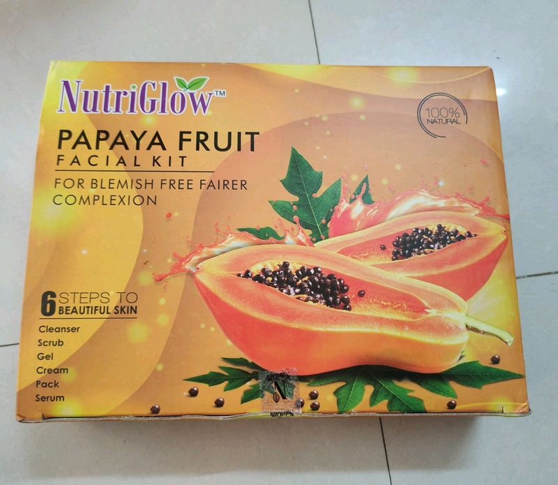 Nutriglow Papaya Fruit Facial Kit