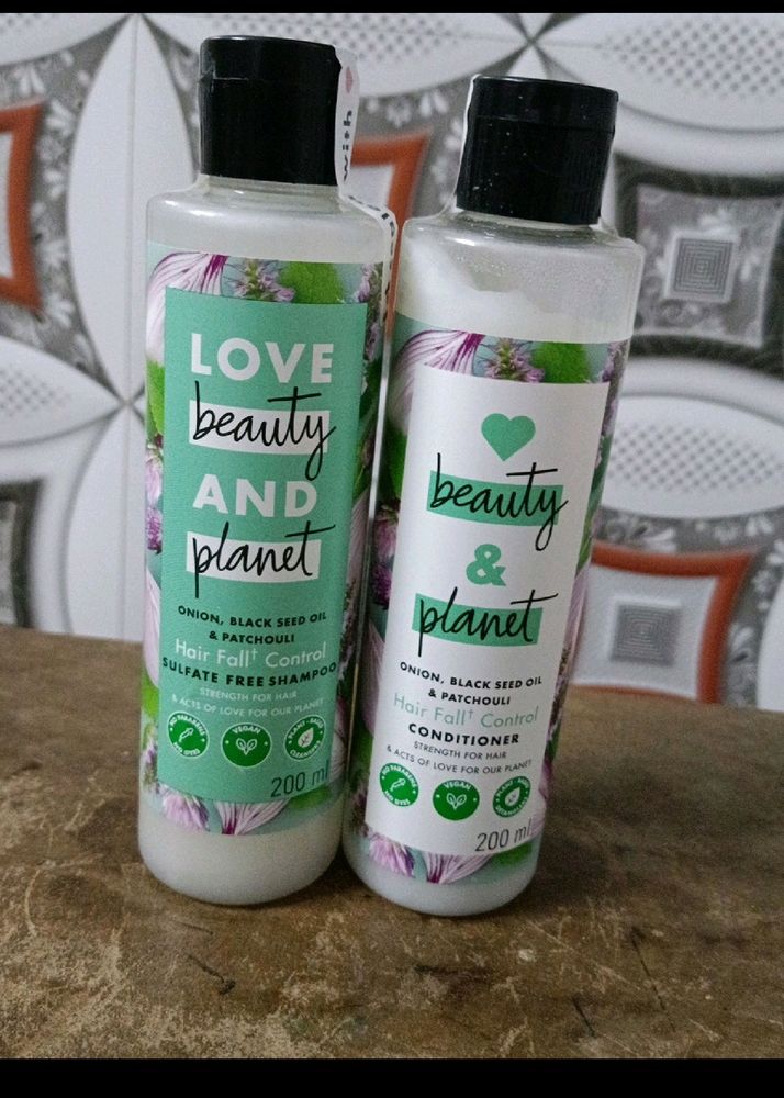 Combo Of Love Beauty And Planet Shampoo Conditione