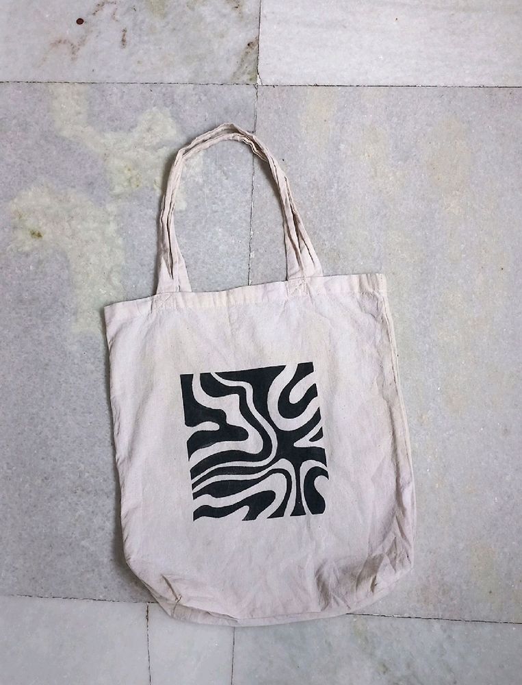 Cream Tote Bag