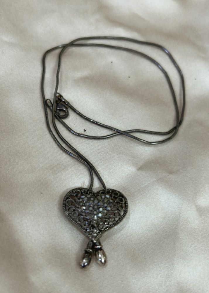 Heart Oxidised Pendant