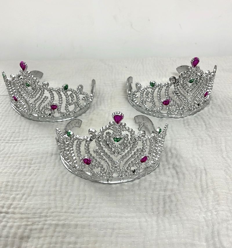 Pack of 3 crowns for kids