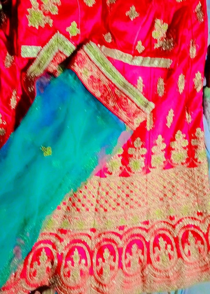 Bridal Lahnga Choli With Dupaatta  REDIMADE