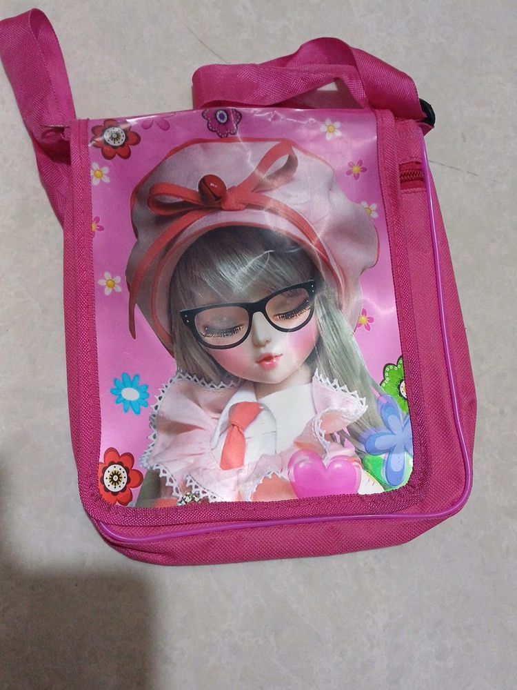 Pink Doll Sling Bag