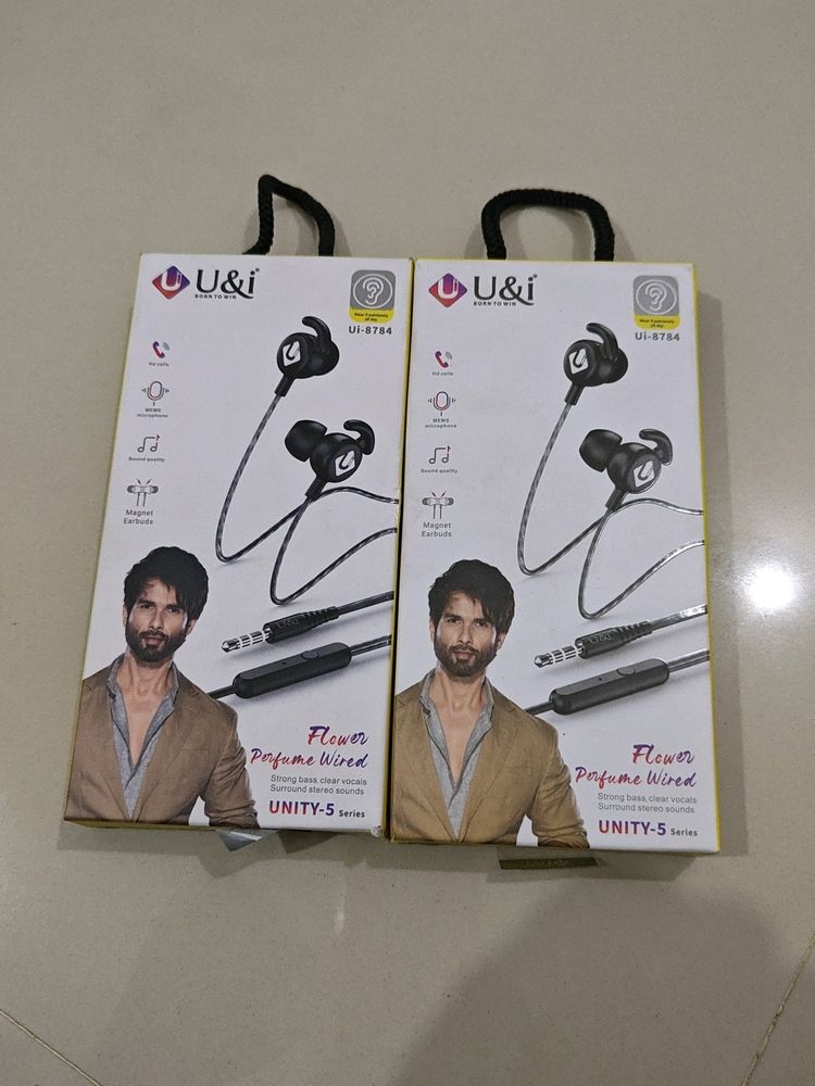 2 Pcs Perfume Earphone Combo Offer New Look