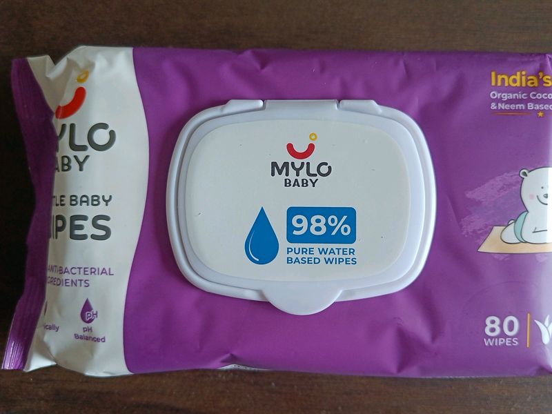 Mylo Wet Wipes-pack Of 2( 80 Wipes In 1 Packet)