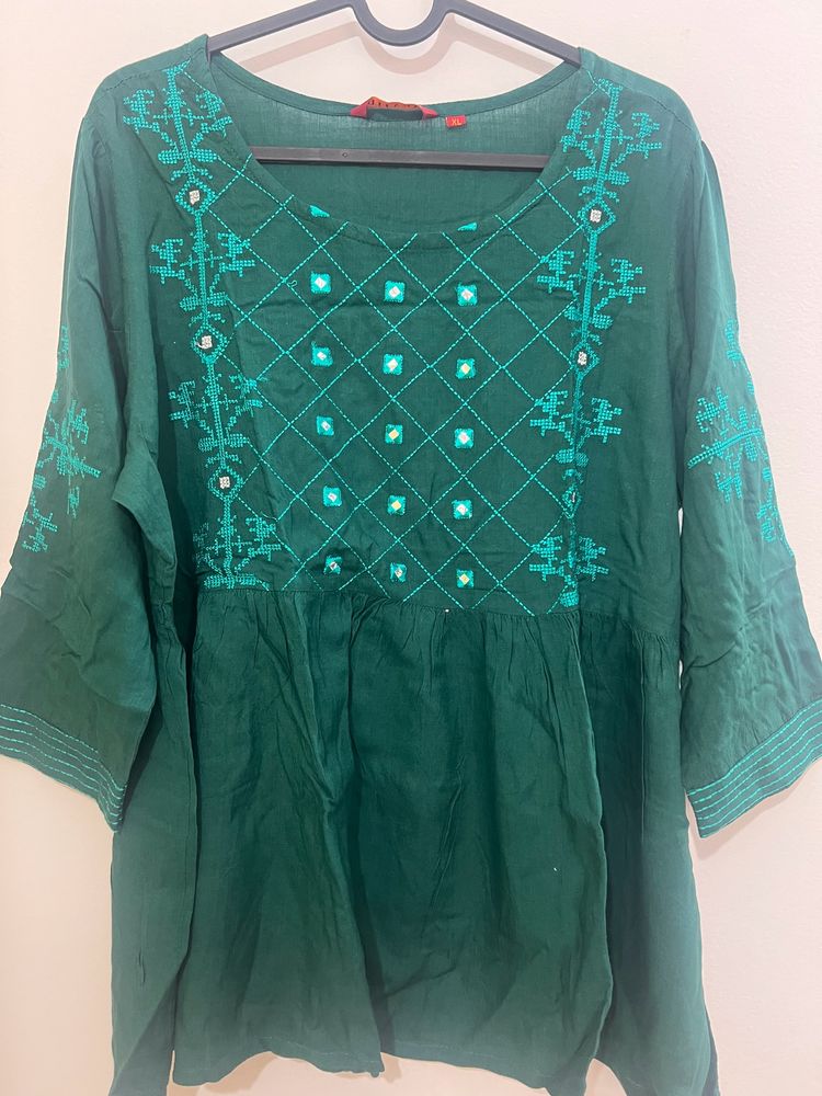 Navratri Special Green Top