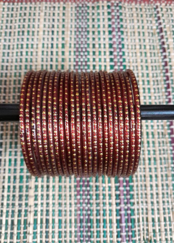 Red Gold Bangles