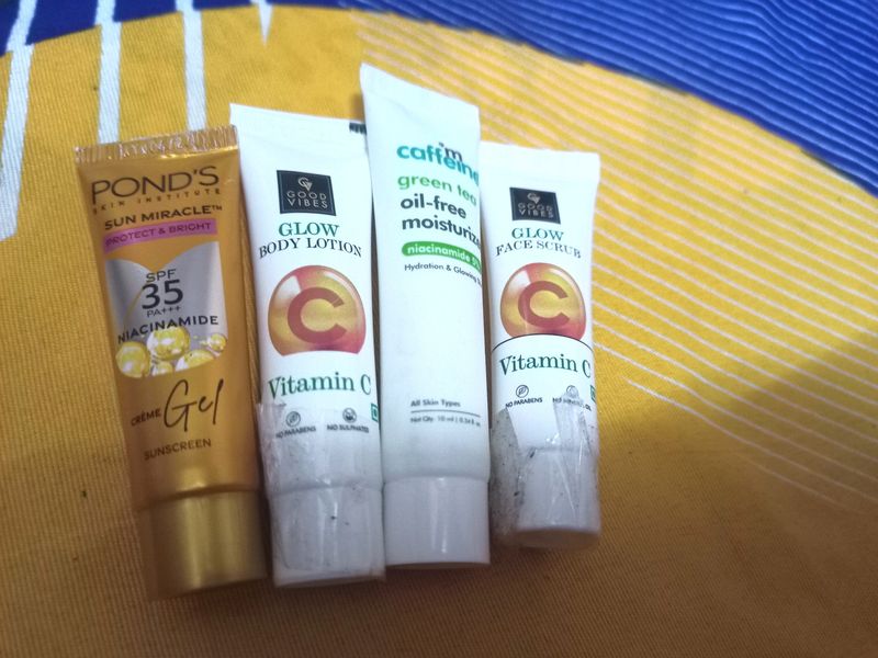 Combo Pack Of 4 Sealed Skincare Items