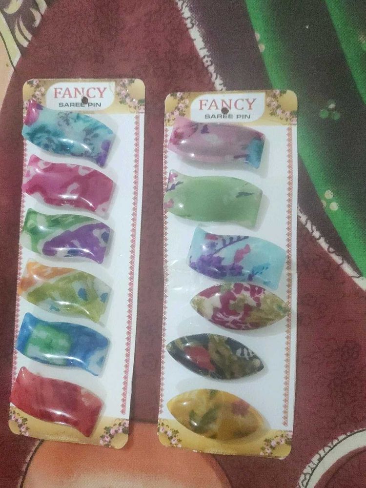 12 New Fancy Saree Pin