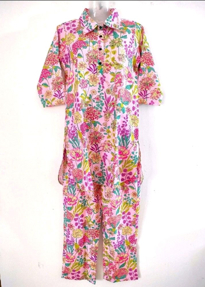 Trending Flower Print Co-ord Set