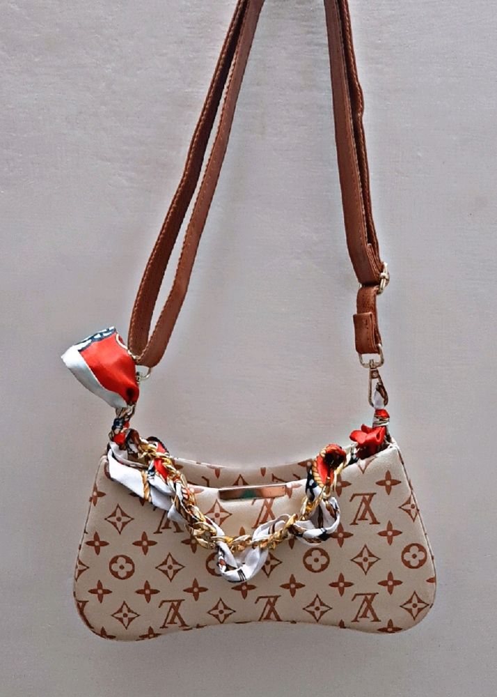 Beautiful LV Print Sling Bag