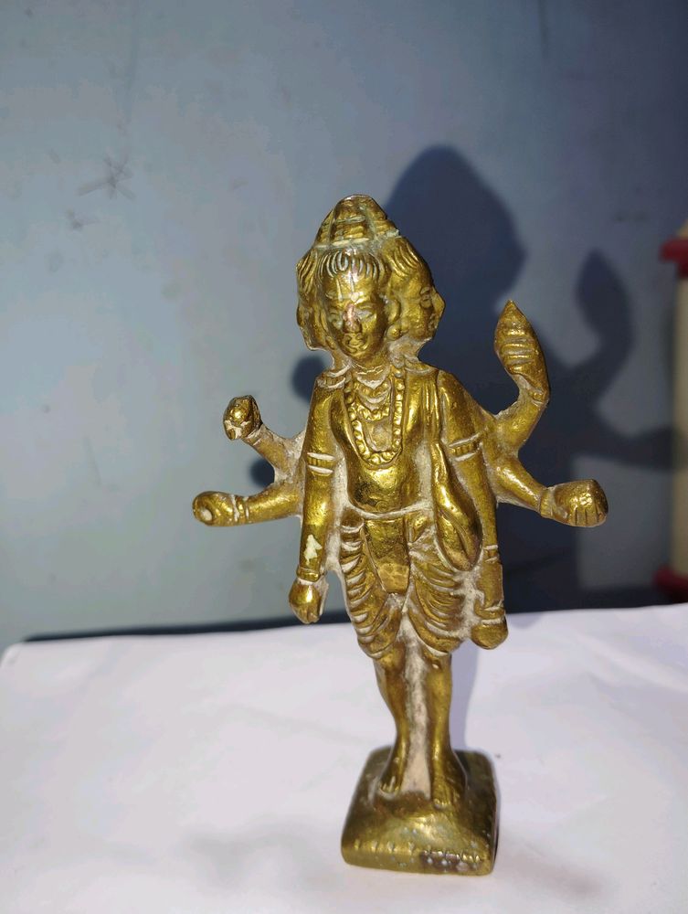 Brass Brahma Idol