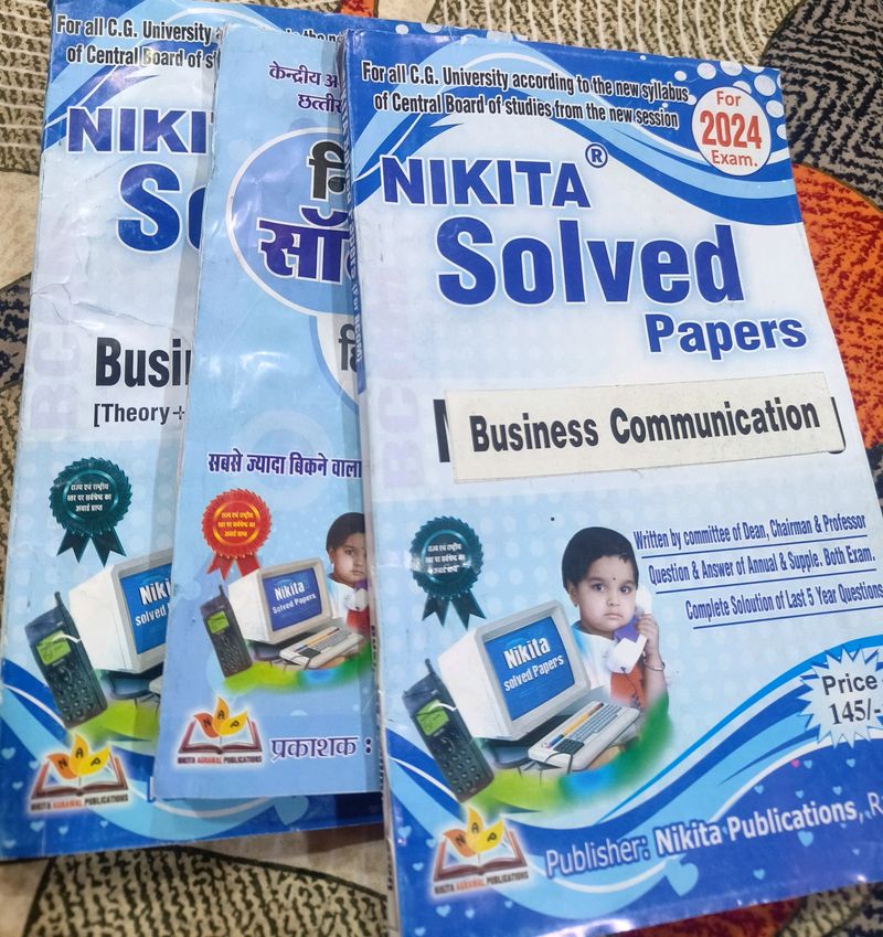 B.Com 1st Year Nikita Publication Solved Papers 📜